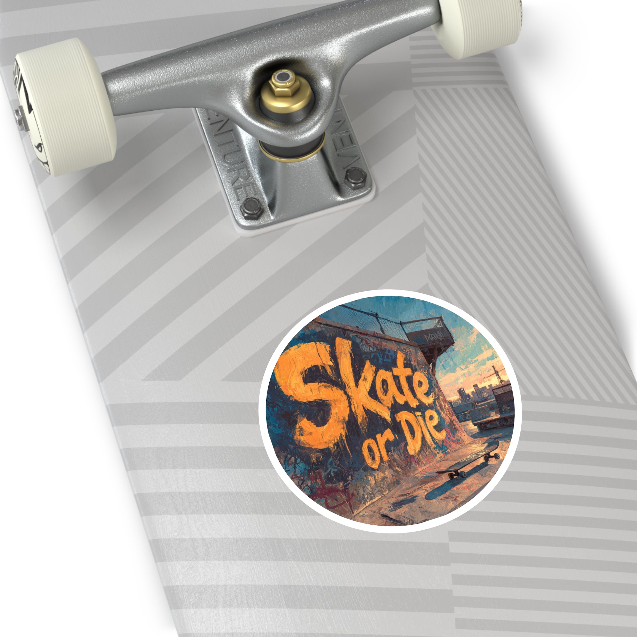 Skate or Die Sticker, Graffiti Wall Art, Urban Design, Skater Gift