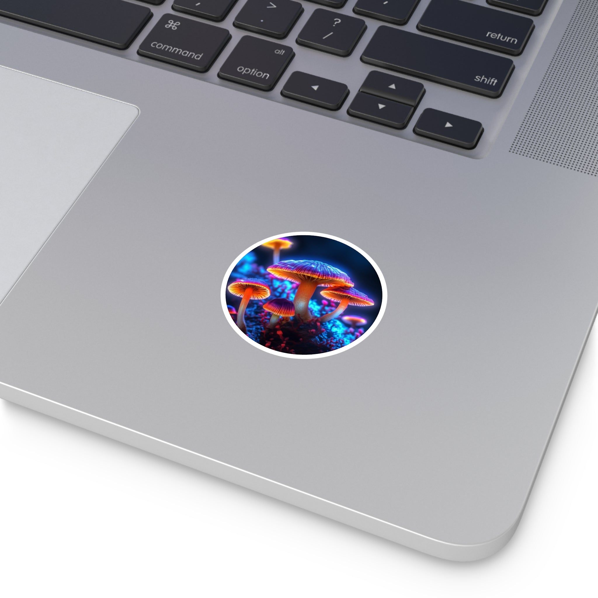 Mushroom Lights, Nature Art Sticker, Forest Decor, Unique Gift