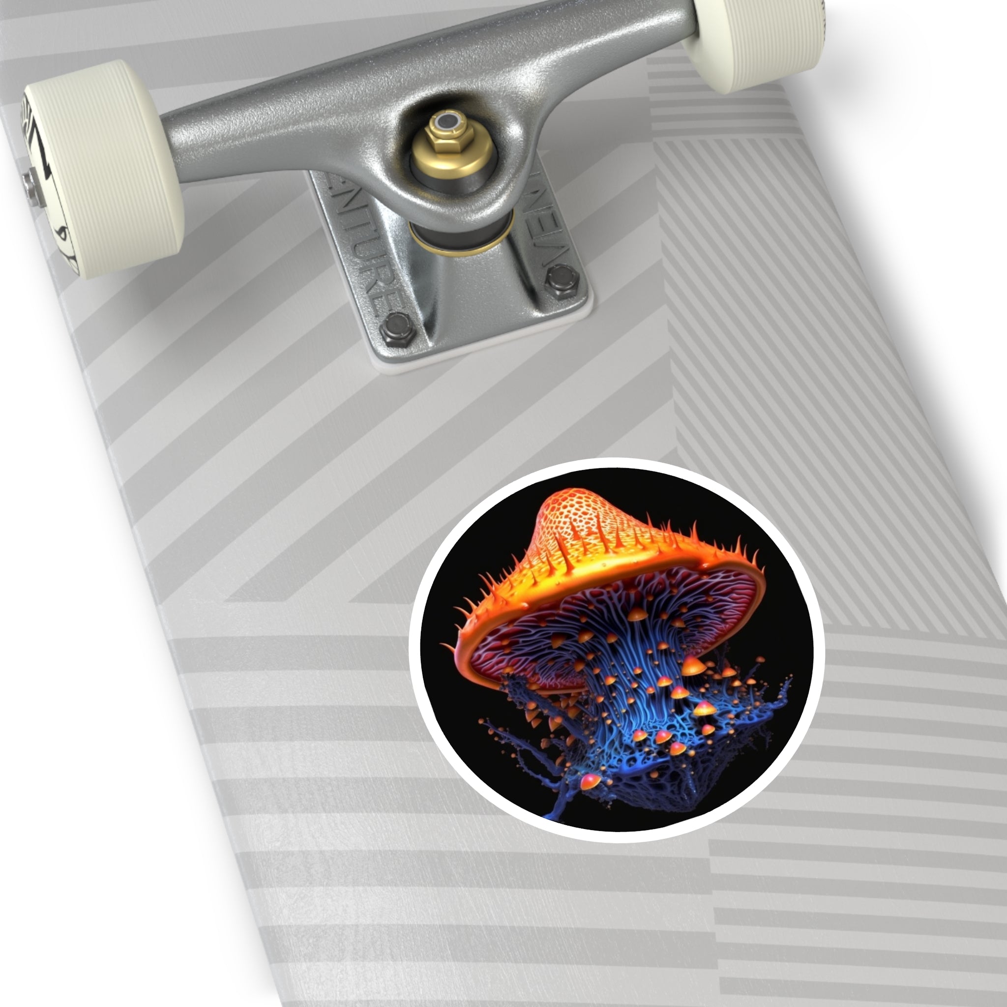 Fantasy Mushroom, Detailed Art Sticker, Creative Style, Colorful Gift